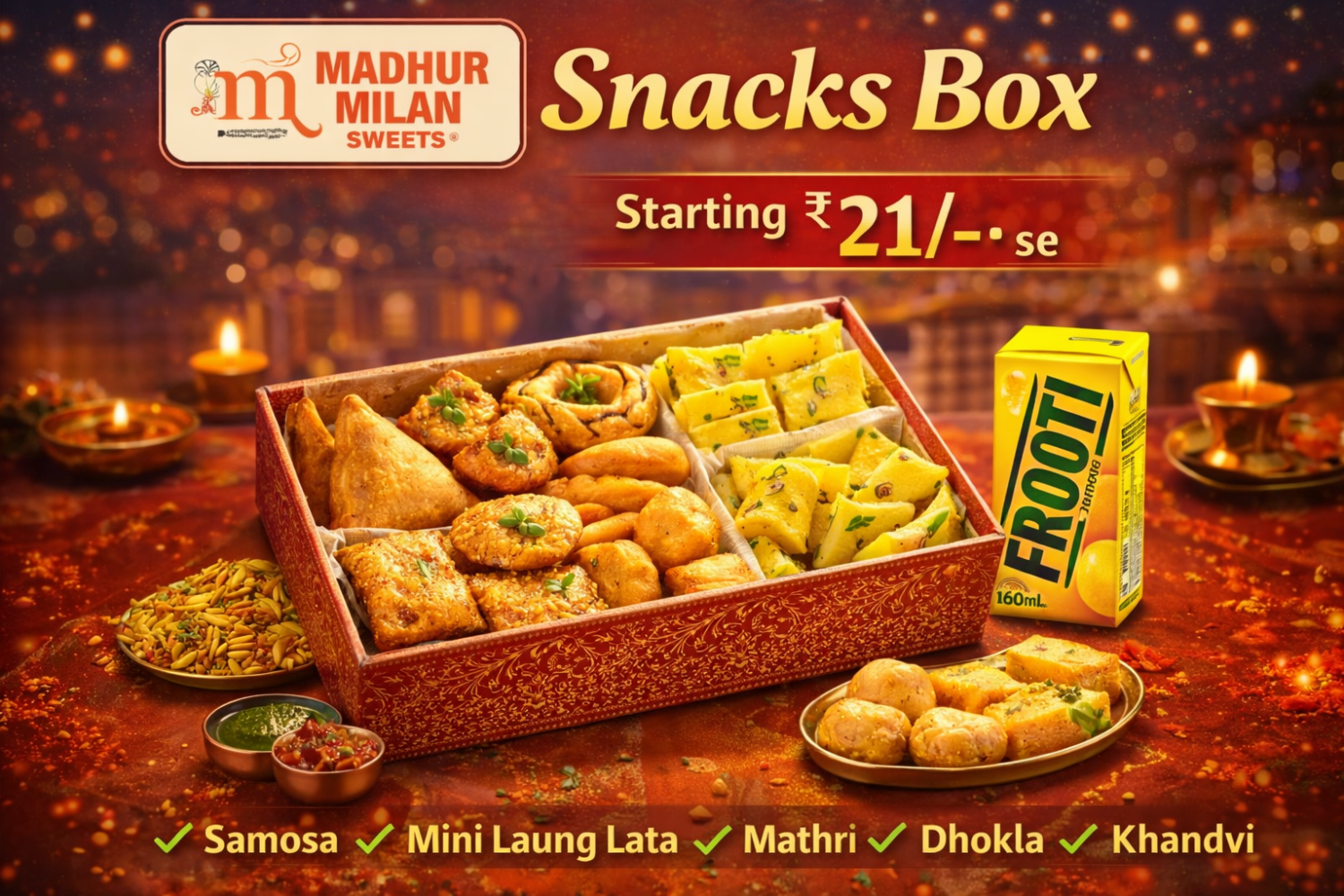 Customized Snacks Box for Every Event – Starting @ ₹21!
