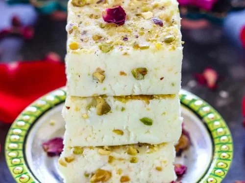 White Pista Barfi