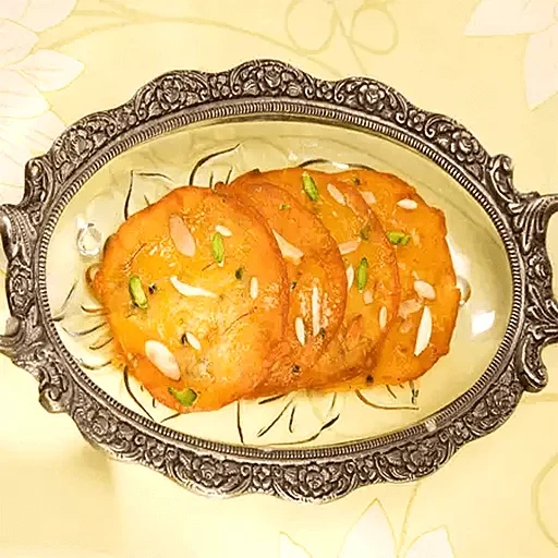 Desi Ghee Kesariya Malpua