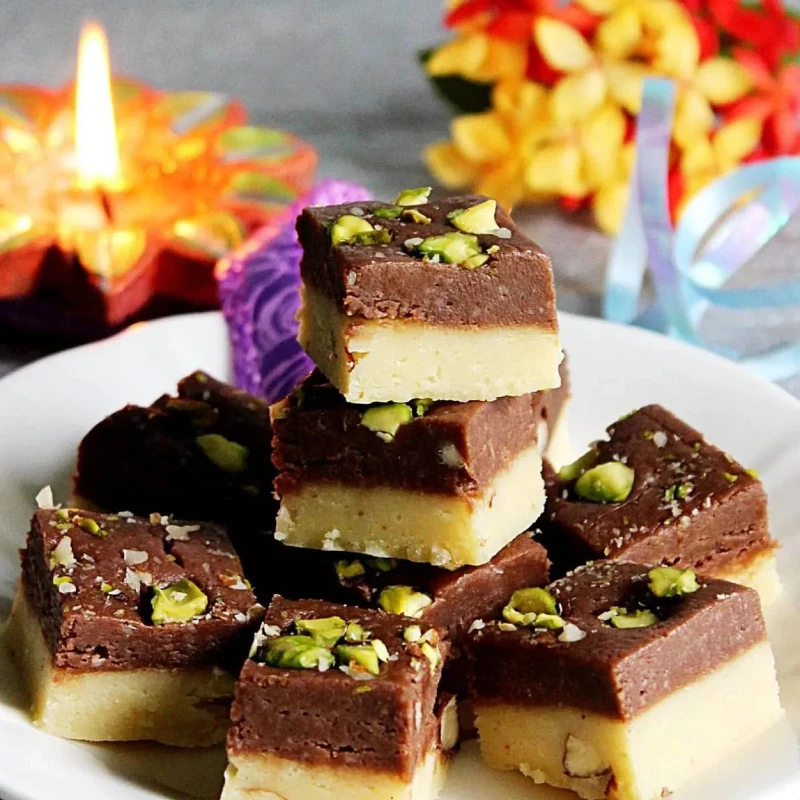 Chocolate Mawa Barfi