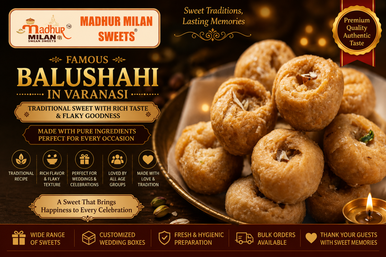 Best Balushahi in Varanasi – Traditional Taste & Authentic Sweet Experience